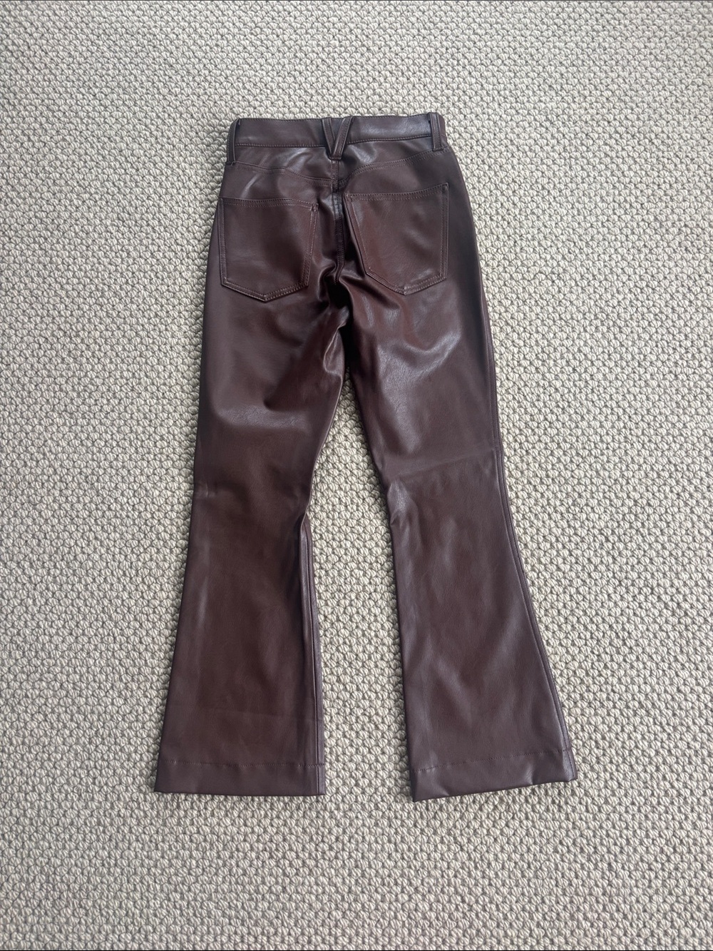 Veronica Beard Carson Vegan Leather Jeans - Picture 5 of 5